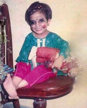 Atoofa Khushnood's Childhood Photo Cropped
